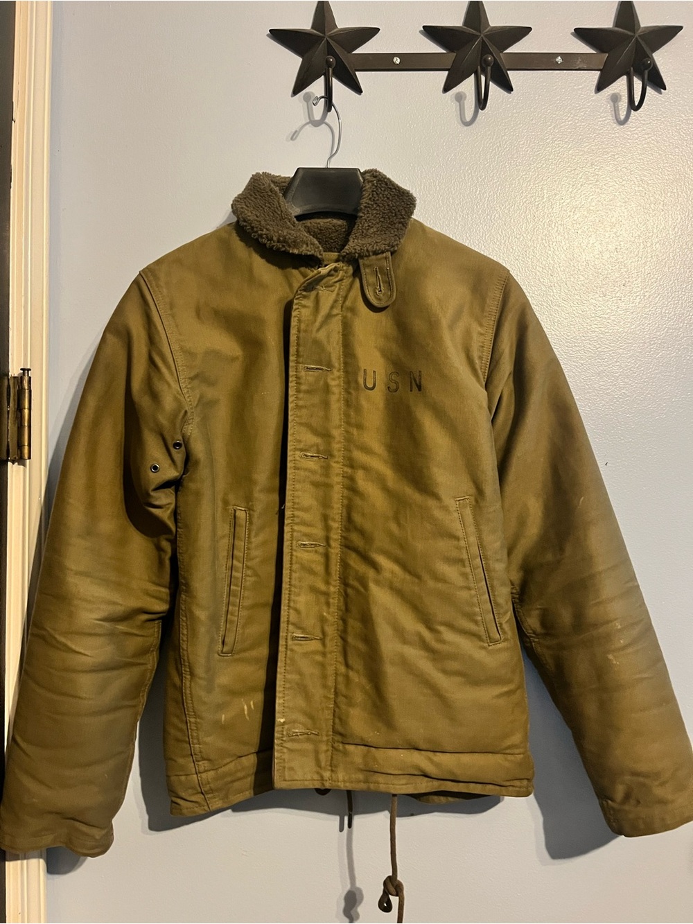 Bronson MFG USN Olive Green N-1 Deck Jacket